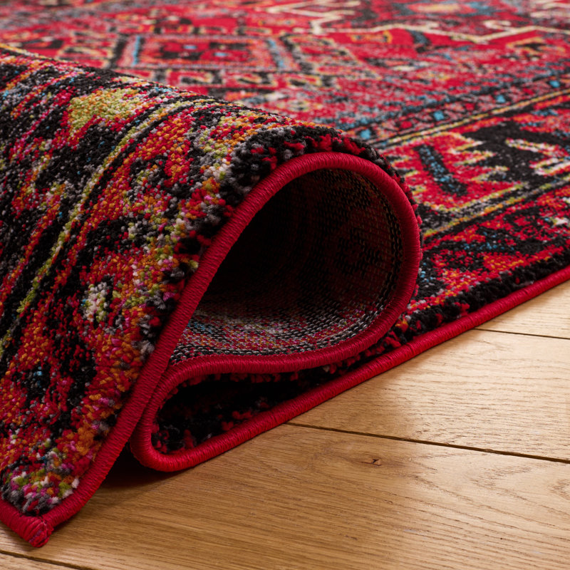 Union Rustic Amaniya Vintage Hamadan Performance Southwestern Rug